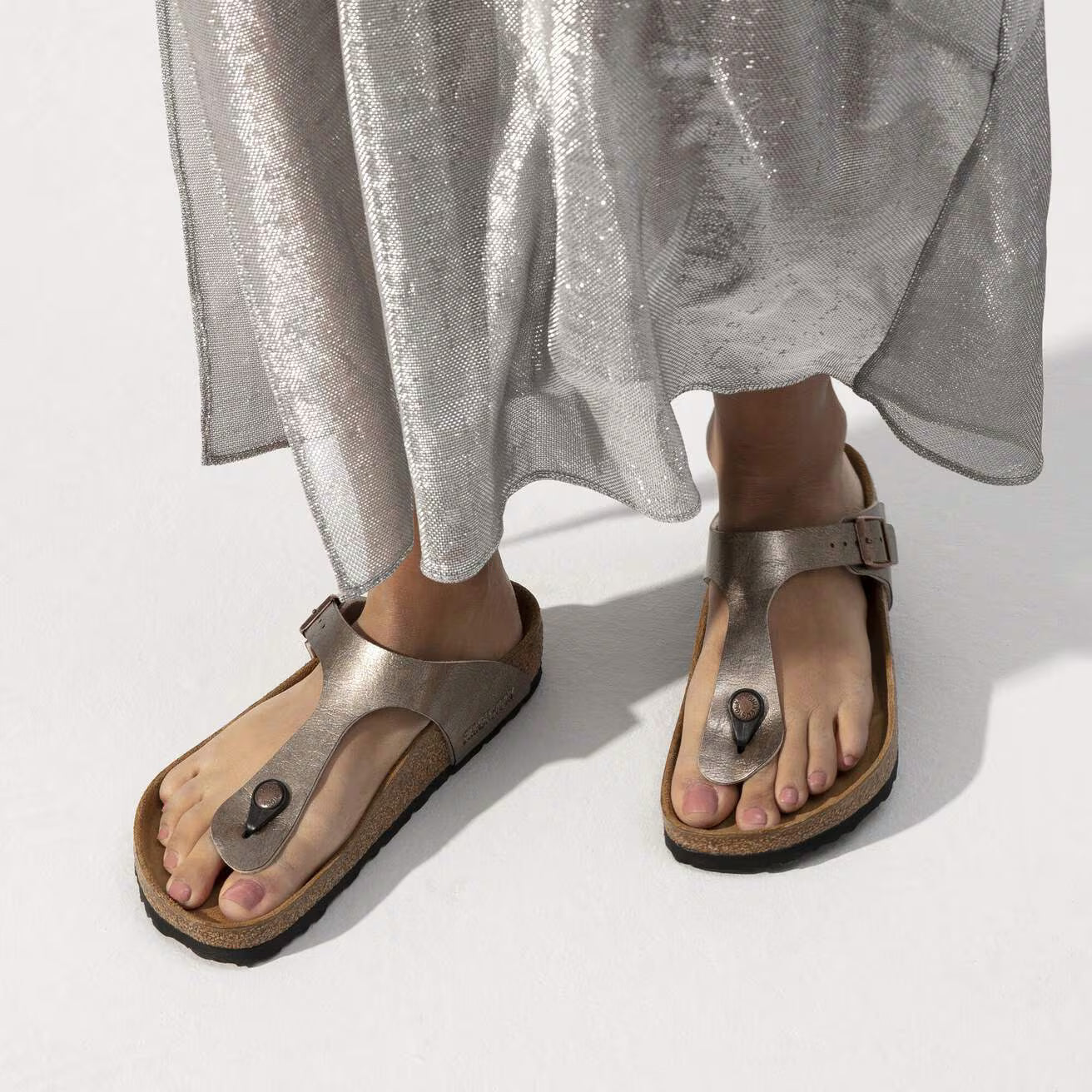 Birkenstock 1016144 Gizeh Birko-Flor Graceful Taupe