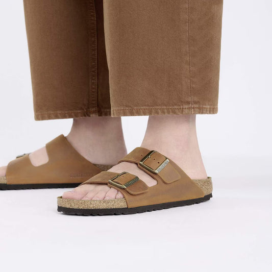 Birkenstock 1028401 Arizona Pelle oliata Cognac