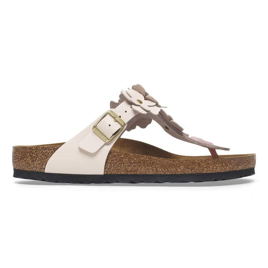 Birkenstock 1029287 Gizeh Flower Embellishment Pelle naturale Light Rose