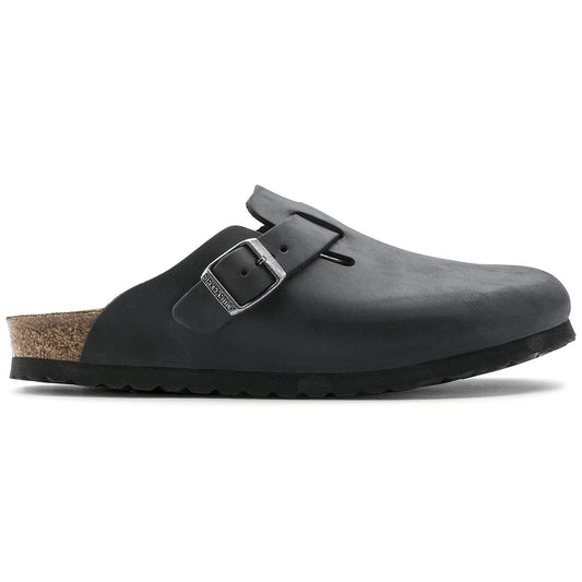 Birkenstock 059463 Boston Pelle oliata Black