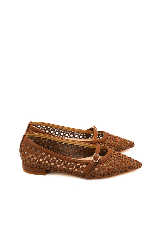Gaia Shoes GV119 Ballerine traforatecon punta affusolata