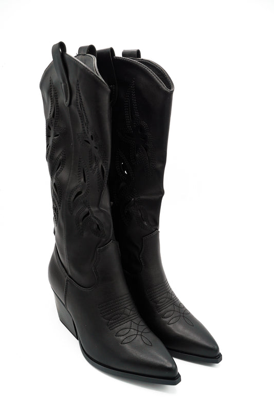 Gaia Shoes Fabiana Stivali texani traforati