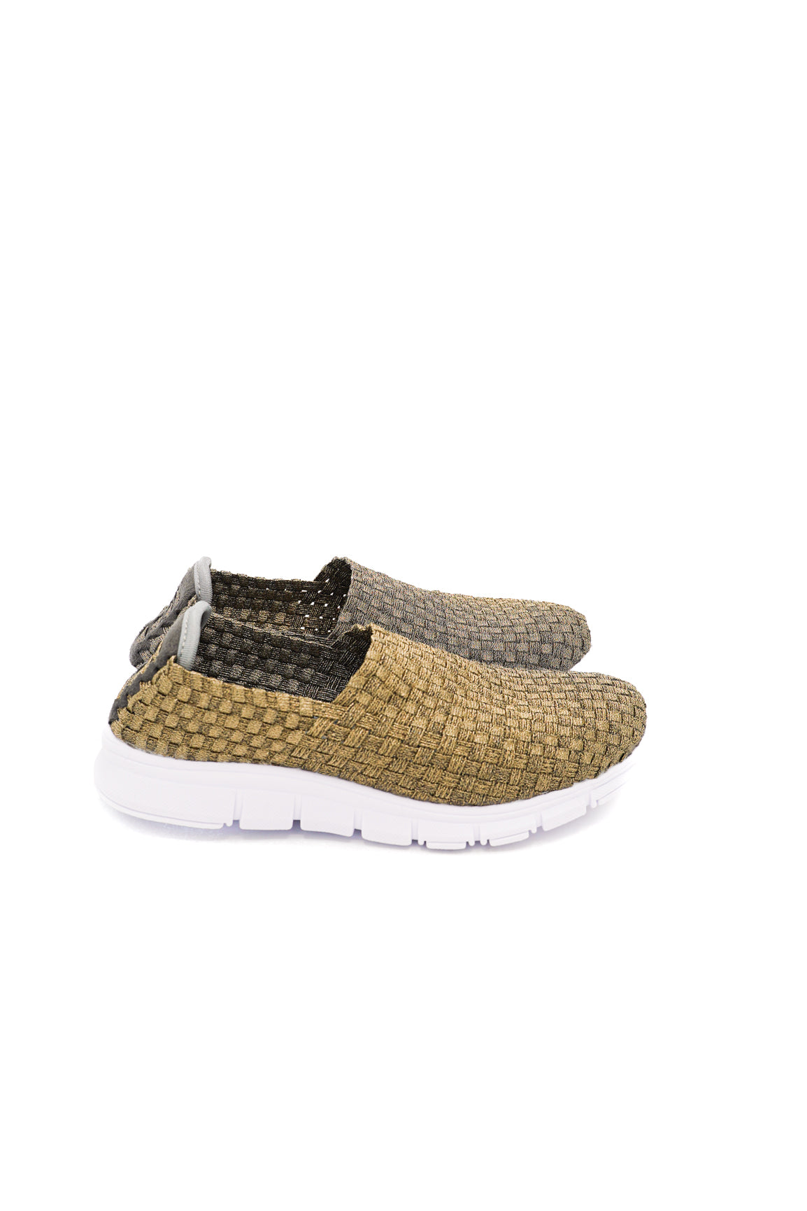 Gaia Shoes 469-2 Sneakers slip-on con tomaia intrecciata