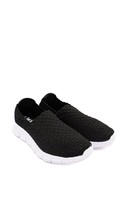 Gaia Shoes 469-2 Sneakers slip-on con tomaia intrecciata