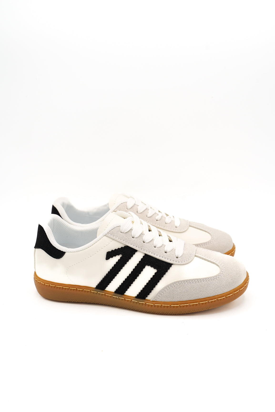 Gaia Shoes E11 Sneakers donna bicolore stile retro