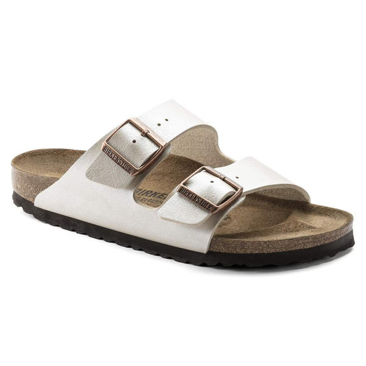 Birkenstock 1009921 Arizona  Birko-Flor Graceful Pearl White