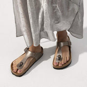 Birkenstock 1016144 Gizeh  Birko-Flor Graceful Taupe