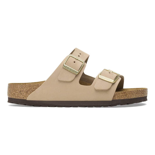 Birkenstock 1019016 Arizona plantare morbido  Pelle Nubuck Sandcastle