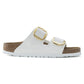 Birkenstock 1019818 Arizona Big Buckle Birko-Flor vernice Patent White