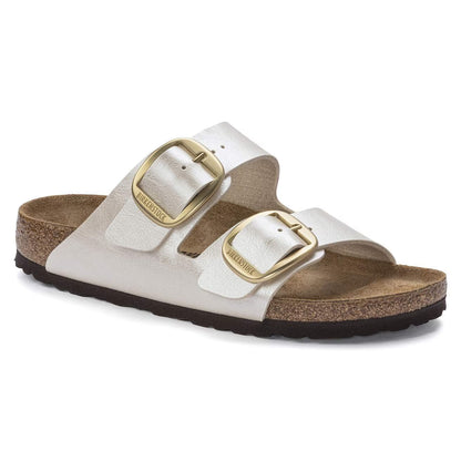 Birkenstock 1020021 Arizona Big Buckle Birko-Flor Graceful Pearl White