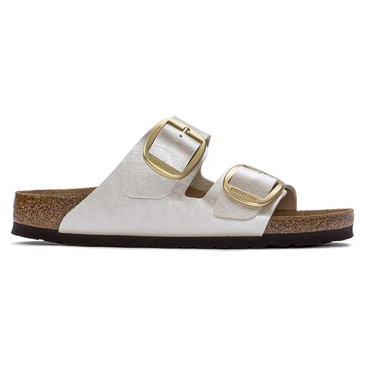 Birkenstock 1020021 Arizona Big Buckle Birko-Flor Graceful Pearl White
