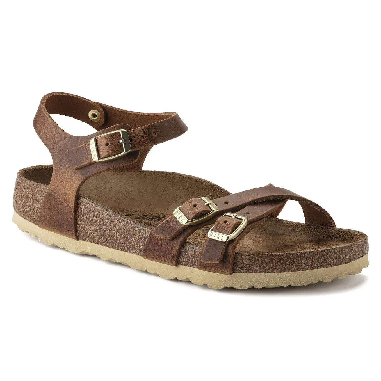 Birkenstock 1021489 Kumba  Pelle oliata Cognac