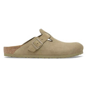 Birkenstock 1025844 Boston in pelle scamosciata faded khaki