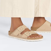 Birkenstock 1027723 Arizona  Birko-Flor New Beige