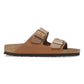 Birkenstock 1028401 Arizona  Pelle oliata Cognac