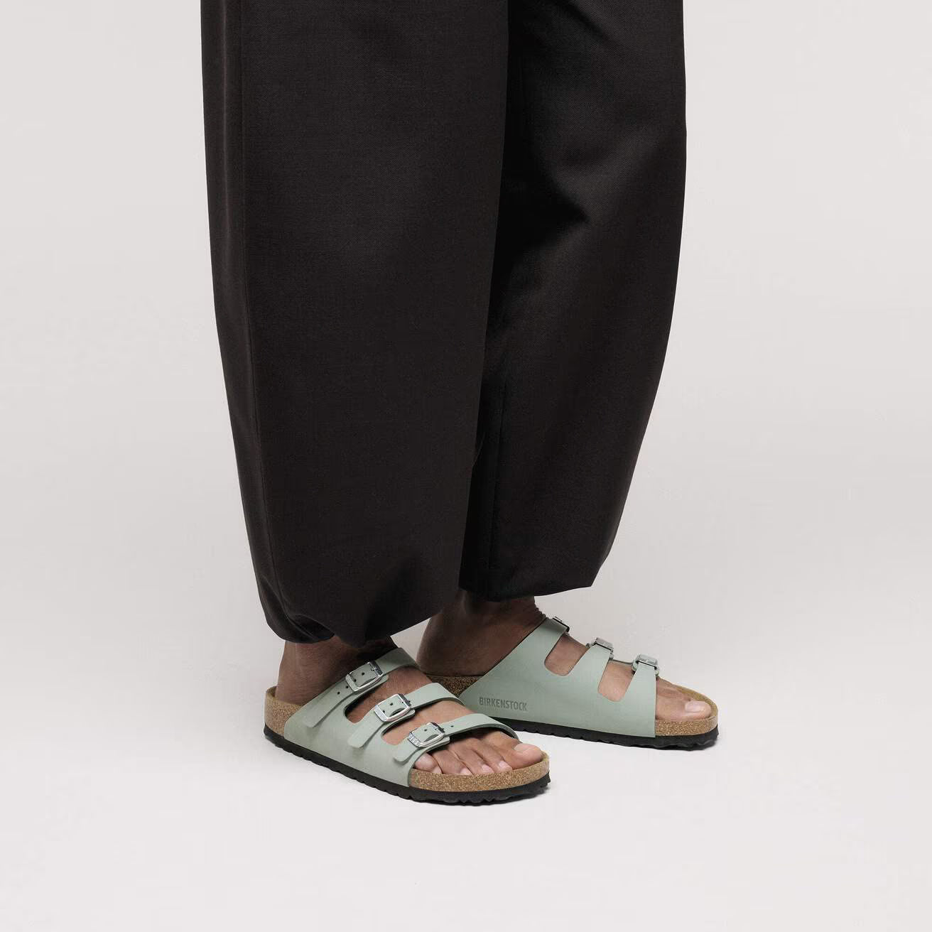Birkenstock 1030319 Florida Fresh  Pelle Nubuck Pure Sage