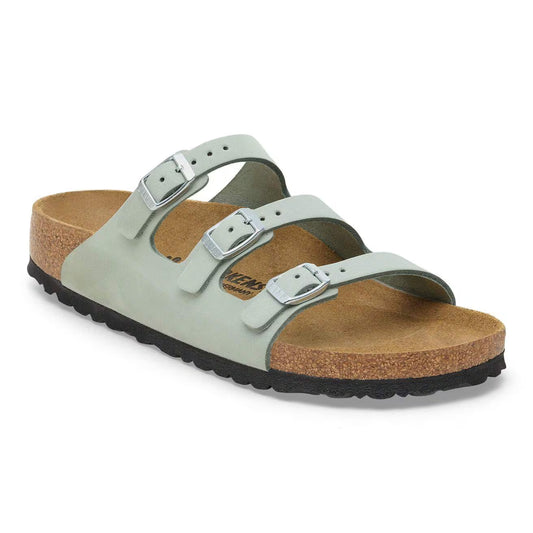 Birkenstock 1030319 Florida Fresh  Pelle Nubuck Pure Sage