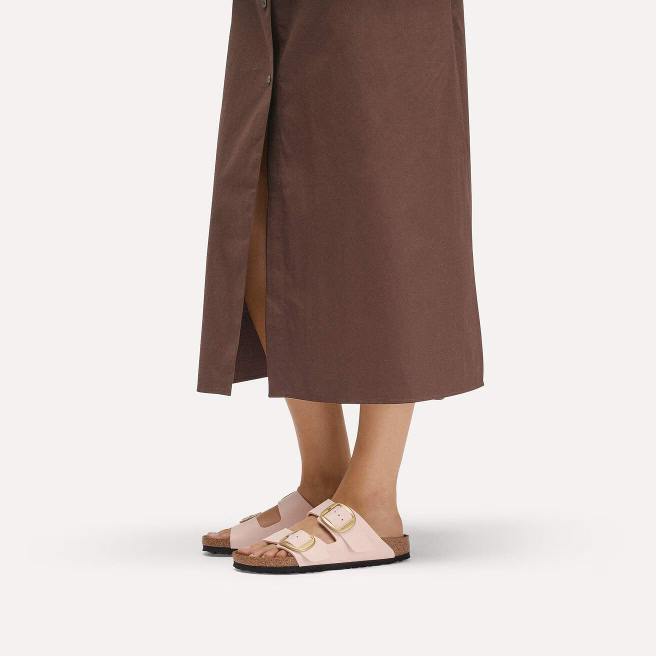 Birkenstock 1031566 Arizona Big Buckle Birko-Flor Nubuck Light Rose