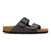 Birkenstock 1032023 Arizona Birko-Flor Nubuck Velvet Gray/Black Buckles