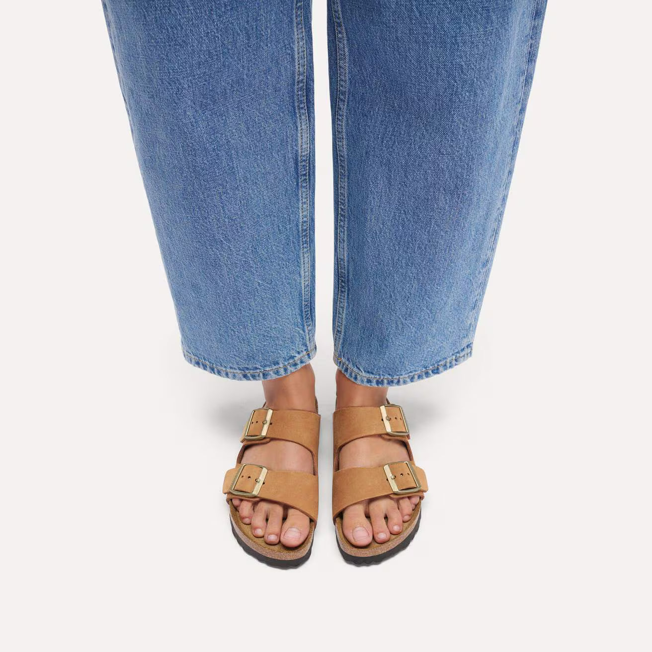 Birkenstock 1032086 Arizona plantare morbido Pelle Nubuck Mink
