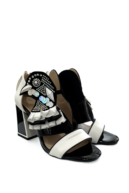 Rockaway 85857 Sandali con strass e ruches