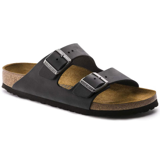 Birkenstock 552113 Arizona  Pelle oliata Black