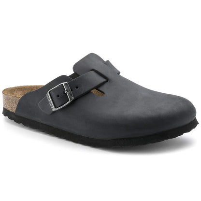 Birkenstock 059463 Boston  Pelle oliata Black