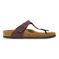 Birkenstock 743831 Gizeh  Pelle oliata Habana