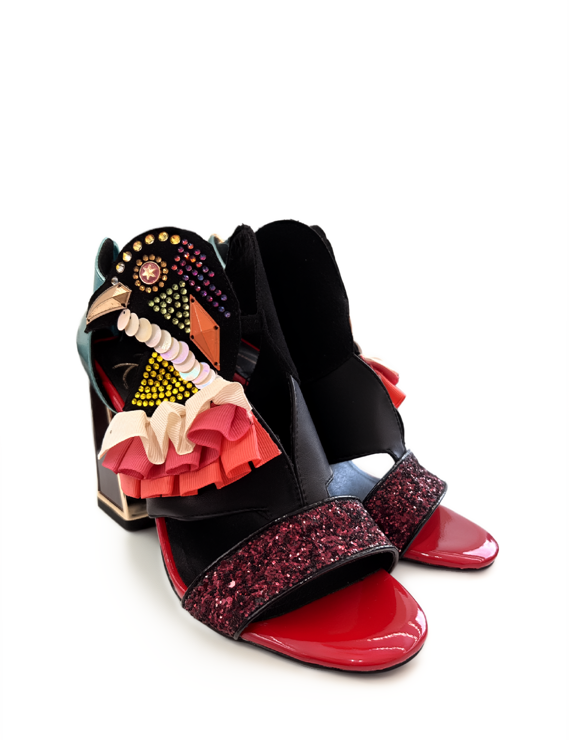 Rockaway 85857 Sandali con strass e ruches
