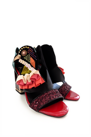 Rockaway 85857 Sandali con strass e ruches