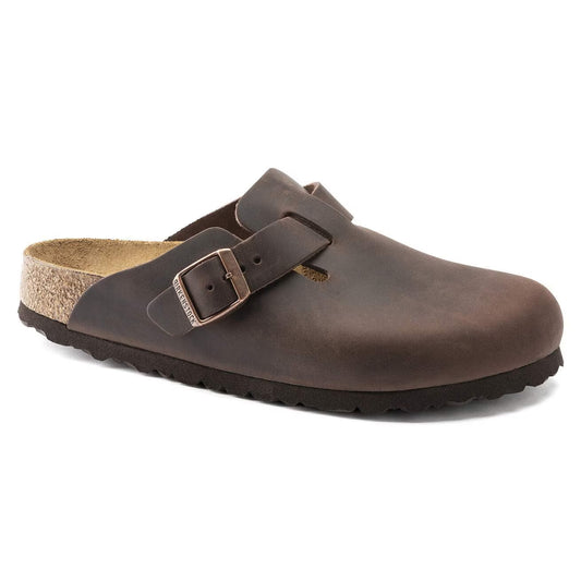 Birkenstock 860133 Boston  Pelle oliata Habana