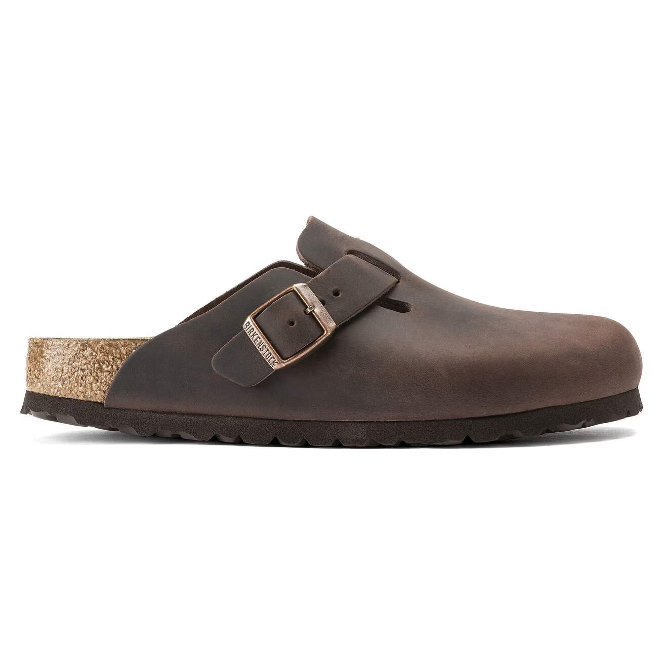 Birkenstock 860133 Boston  Pelle oliata Habana
