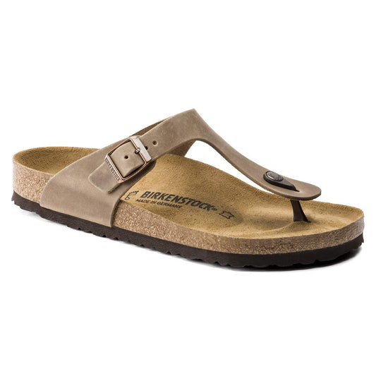 Birkenstock 943811 Gizeh  Pelle oliata Tobacco Brown