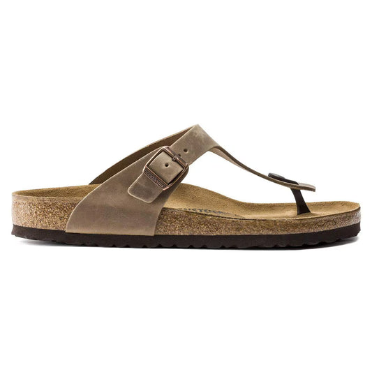 Birkenstock 943811 Gizeh  Pelle oliata Tobacco Brown