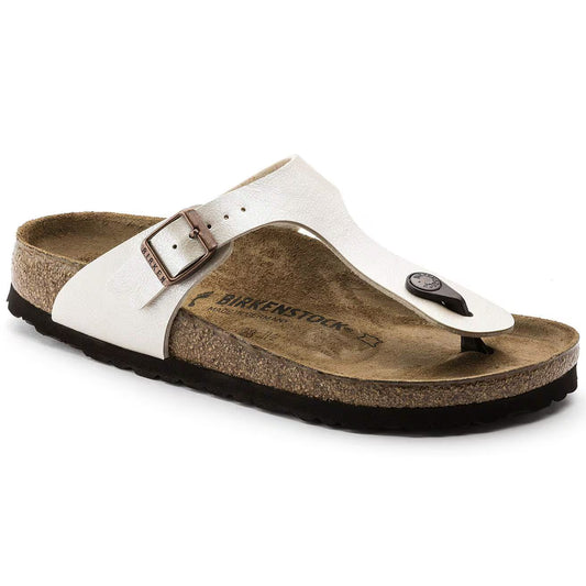 Birkenstock 943871 Gizeh  Birko-Flor Graceful Pearl White