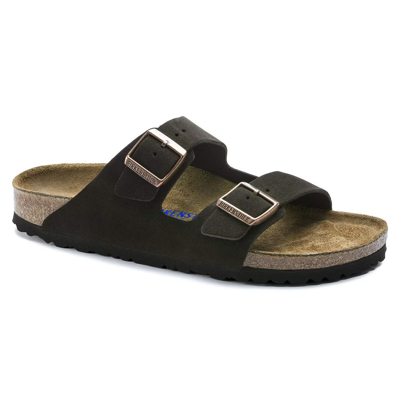 Birkenstock 951313 Arizona plantare morbido pelle scamosciata mocca