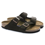 Birkenstock 951313 Arizona plantare morbido pelle scamosciata mocca