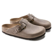 Birkenstock 960813 Boston Pelle oliata Tobacco Brown