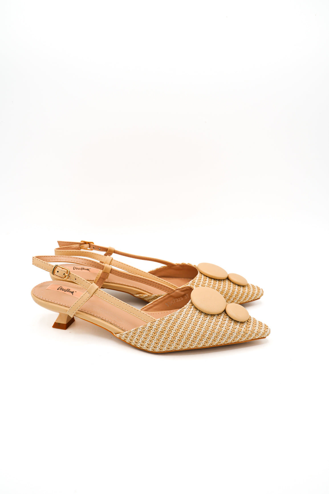 Gaia Shoes Chiara Slingback con texture intrecciata