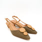 Gaia Shoes Chiara Slingback con texture intrecciata