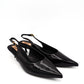 Gaia Shoes Catia Slingback con finitura spazzolata e tacco basso