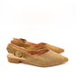 Gaia Shoes Cinzia Slingback effetto scamosciato con punta affusolata