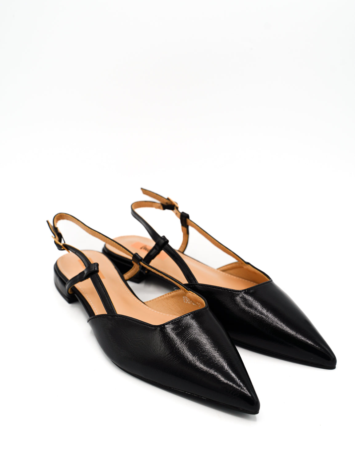 Gaia Shoes Camilla Slingback con punta sfilata e tacco basso
