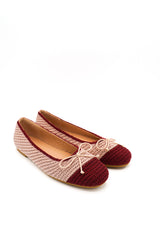 Gaia Shoes Caterina Ballerine in rafia con fiocco