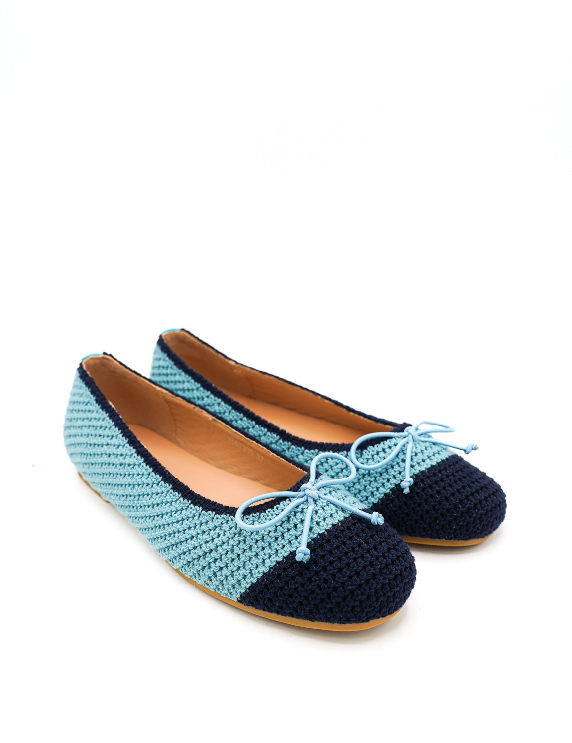 Gaia Shoes Caterina Ballerine in rafia con fiocco