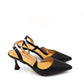 Gaia Shoes JO533-3 Dècolletè slingback a punta con scollo sagomato