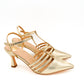 Gaia Shoes GP936 Sandali slingback con cinturino alla caviglia