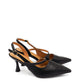 Gaia Shoes Alessia Slingback con punta sfilata e tacco medio