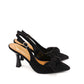 Gaia Shoes Amanda Slingback con punta affusolata  e maxi fiocco