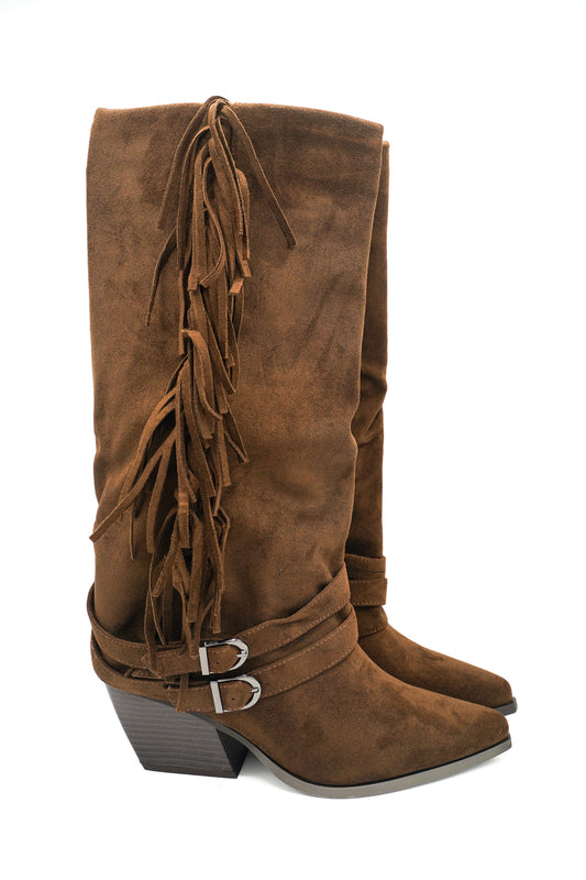 Gaia Shoes Stivali Azzurra Brown